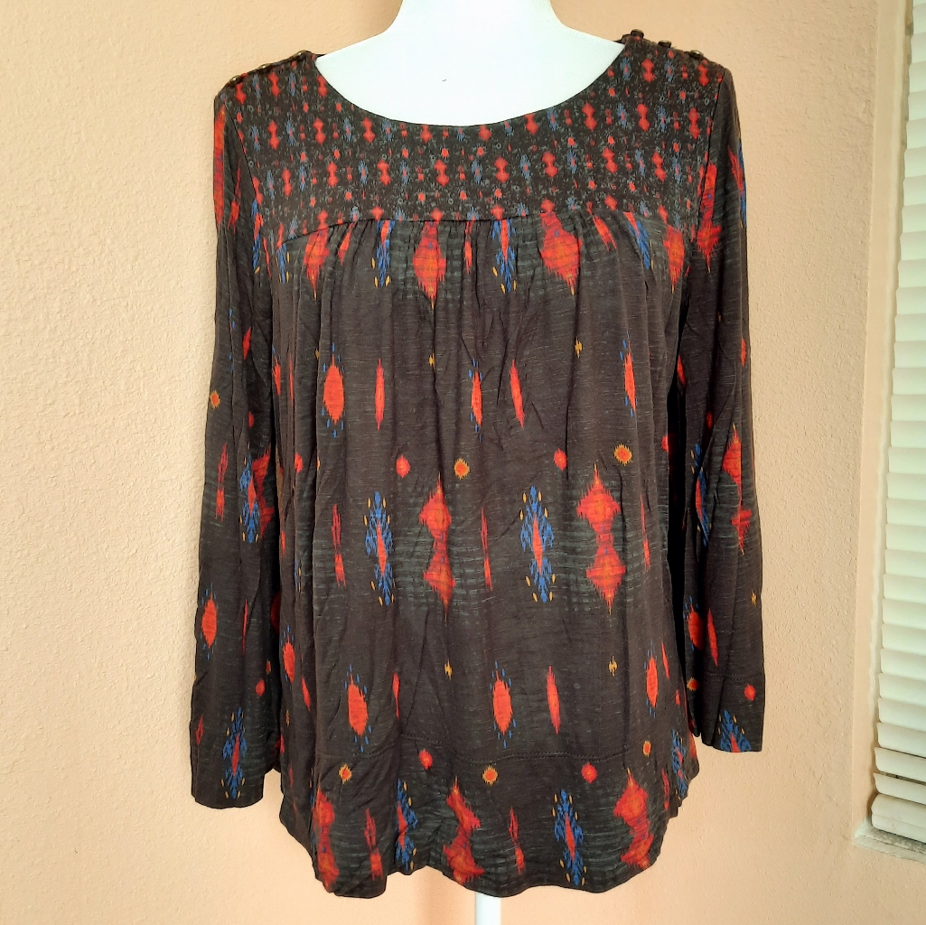 Lucky Brand Bell Sleeve Blouse
